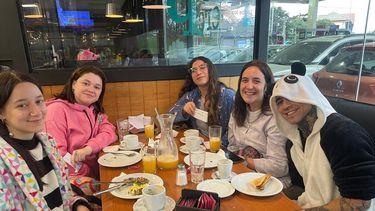 El restaurante Perci convocó a sus clientes a desayunar en pijama.&nbsp;