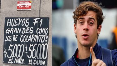 Los huevos F1, la última locura de los fanáticos de Franco Colapinto.