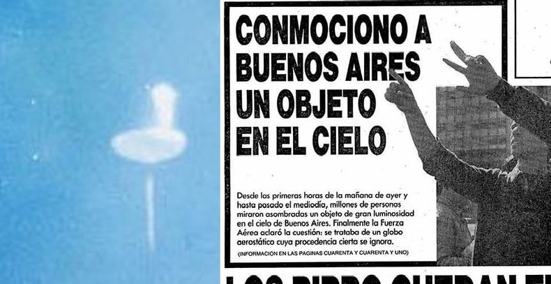 El objeto en el cielo de Pilar y el resto de Buenos Aires fue portada de los diarios, como Clarín.