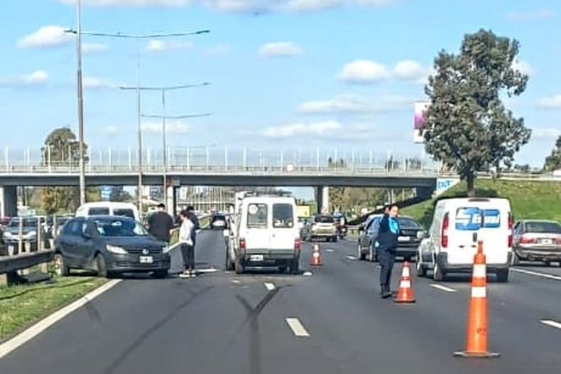 KILÓMETRO 41. Lugar donde se produjo el triple accidente.
