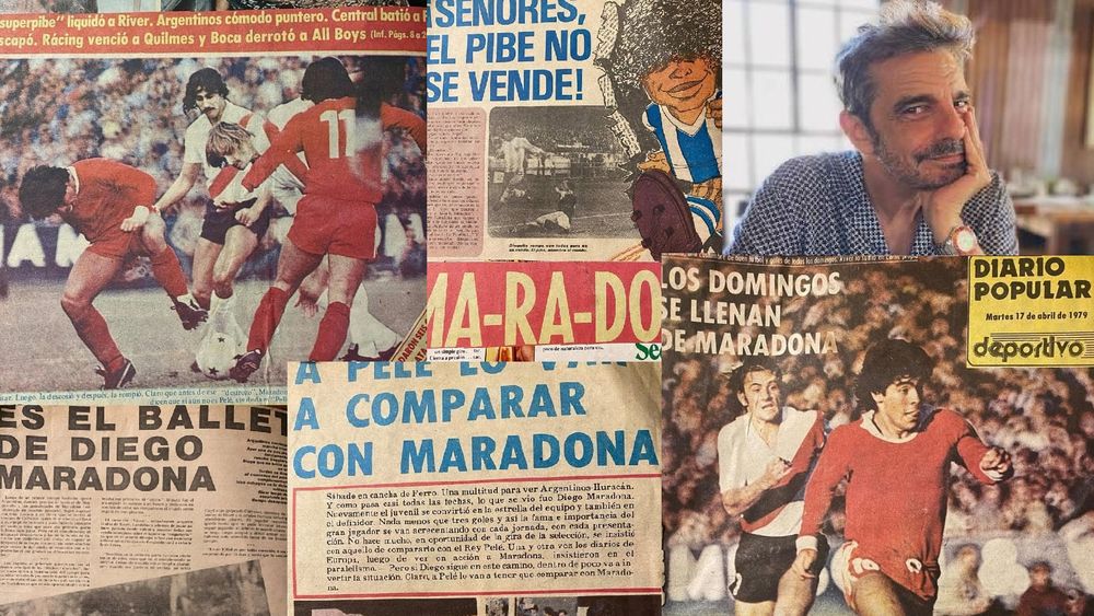 Parte de la invaluable colección de recortes que aún conserva Fabián Mazzei.