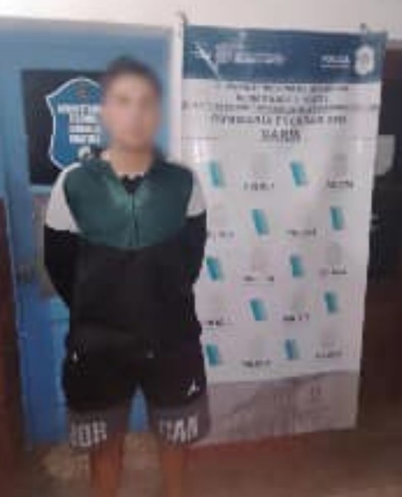 El joven fue detenido en Gar&iacute;n, a 15 cuadras del hecho.