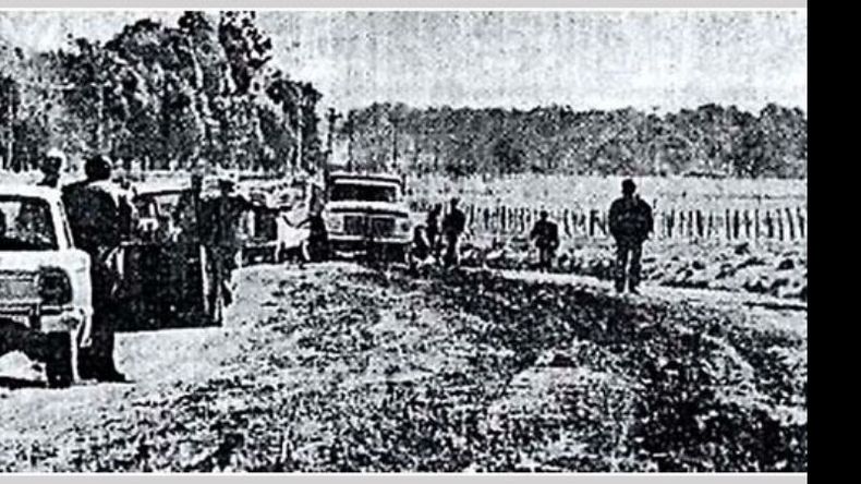 El 20 de agosto de 1976, 30 detenidos ilegalmente son asesinados y dinamitados en un descampado, en lo que se conoce como la Masacre de Fátima..