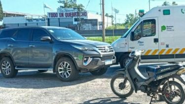motociclista herido en ruta 8