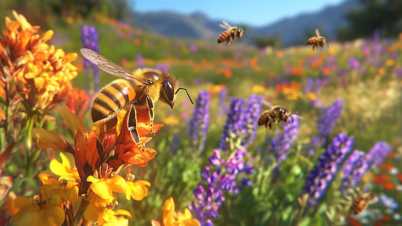 Cada 20 de mayo como Día Mundial de las Abejas. (Infobae)..avif