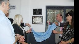 En el acto se descubrió una placa por los 25 años de la escuela..