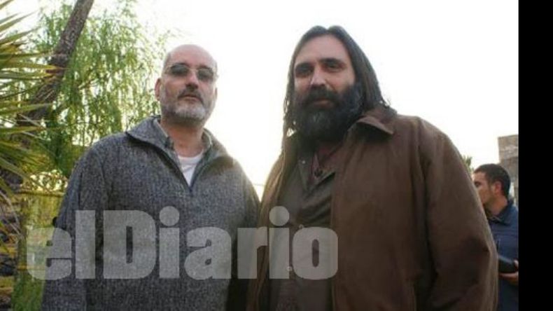 Cánepa con Baradel. Temen que en el futuro también se fraccionen los sueldos..