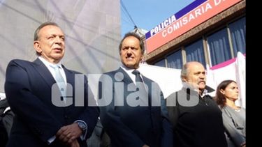 Con Scioli, se inauguró la Comisaría de la Mujer