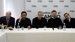 FIRMAS. Los integrantes de la Mesa Nacional de Juntos por el Cambio acordaron las reglas de juego.