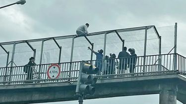 El hecho ocurrió este martes en el puente de Panamericana y la avenida Tapia de Cruz.
