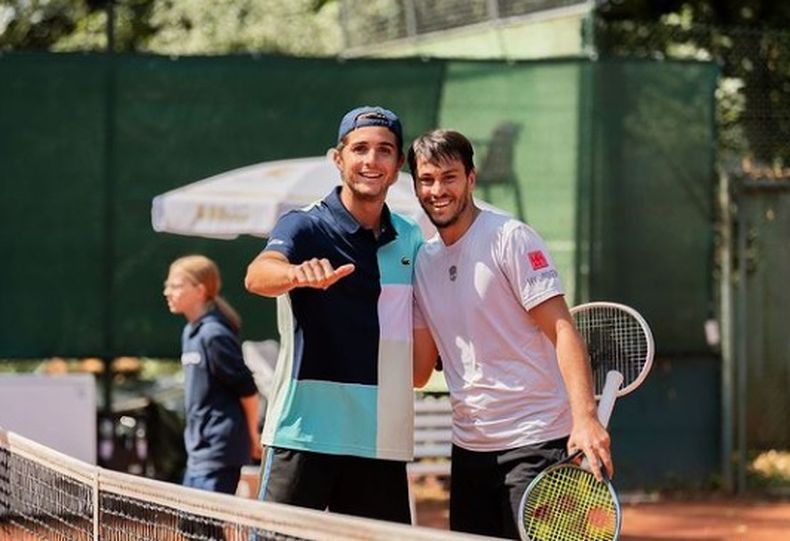 ILUSIONADOS. El Duke Taverna y Luca Margaroli felices de estar en una nueva final del circuito.