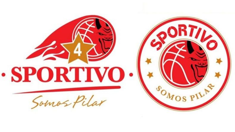 A VOTAR. Las dos opciones de logo del básquet de Sportivo Pilar..