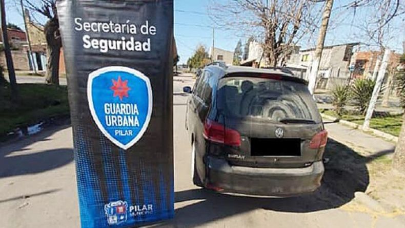 RECUPERADO. El VW Suran que le habían robado a la docente..