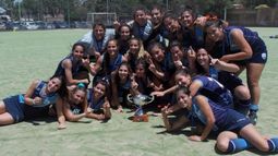 La alegría de las chicas de Hebraica, esta tarde en Quilmes..