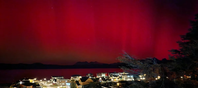 En Ushuaia el fenómeno deslumbró a sus habitantes. (Maia Muriel).png