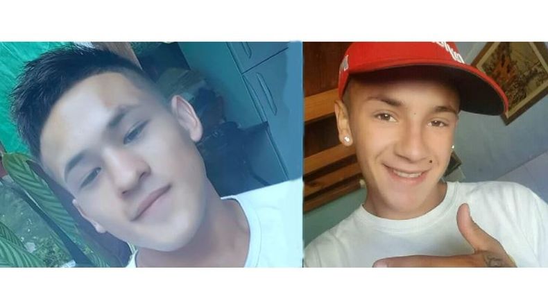 VÍCTIMA Y VICTIMARIO. Martín Vence fue asesinado por Nahuel Bellone (derecha)..