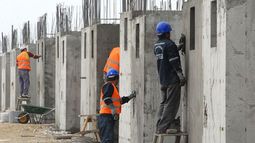 CRECIMIENTO. La UOCRA espera que se reactive la obra privada. .