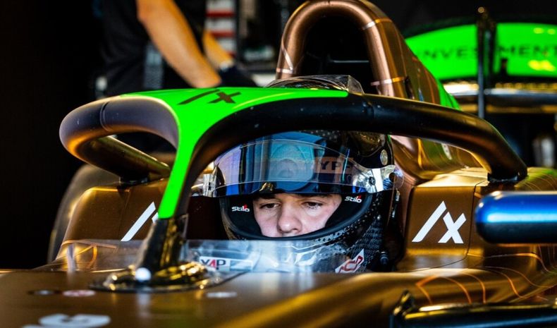ILUSIONADO. Varrone ya probó un F2 en la última fecha de Abu Dhabi.