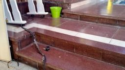 Robaron en una capilla