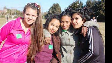 Alumnas en una reunión de integración de Envión..