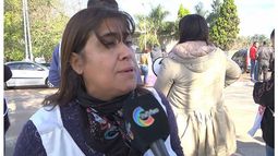 A LA PELEA. Montiel lidera a los docentes de Suteba. Hoy vuelven al paro..
