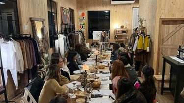 Astro & Wine reunió a unas 20 mujeres en Mina Concept, en el predio La Aldea.&nbsp; 