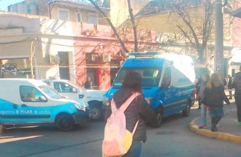 LUGAR DEL ACCIDENTE FATAL. Ocurrió en la esquina de Ituzaingó e Hipólito Yrigoyen.&nbsp;