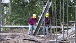 ESTRUCTURA. El CAPS se construye en altura, para esquivar las inundaciones..