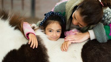 EQUINOTERAPIA. Una de las actividades destacadas de El Granero.