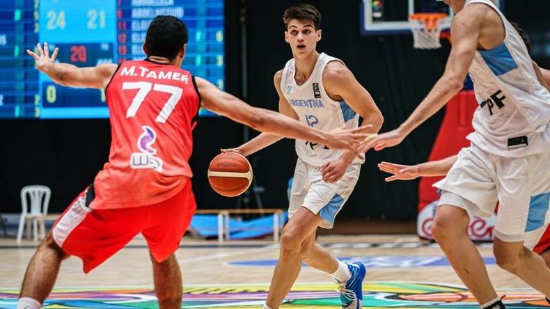 FIGURA. Lucas Giovannetti descolló en la presentación mundialista.