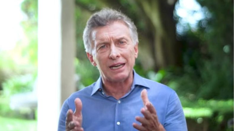 Macri anunció su decisión en un video.