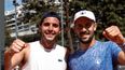 Rodríguez Taverna y Mariano Kestelboin celebran en Buenos Aires.
