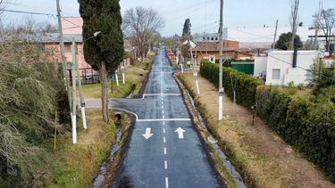 ASÍ QUEDÓ. La calle es un nuevo acceso a Pilar desde la Panamericana.