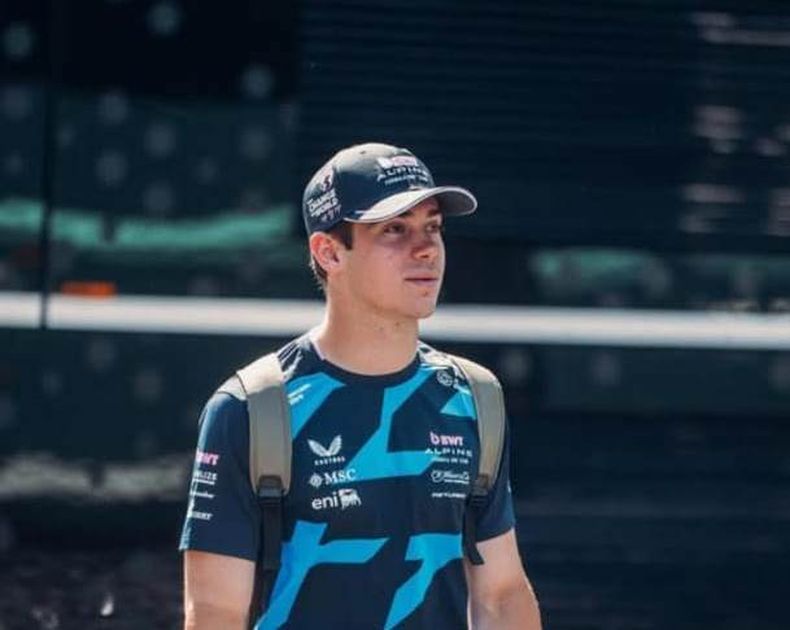 TRANQUILO. Colapinto llegó a Mogyoród para afrontar el GP de Hungría.