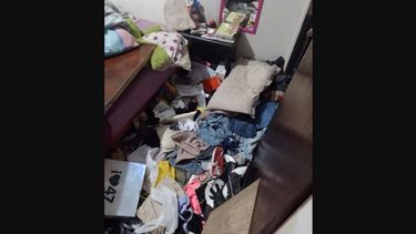 DESOLADOR. Al regresar de la cena de Año Nuevo encontraron la casa revuelta..