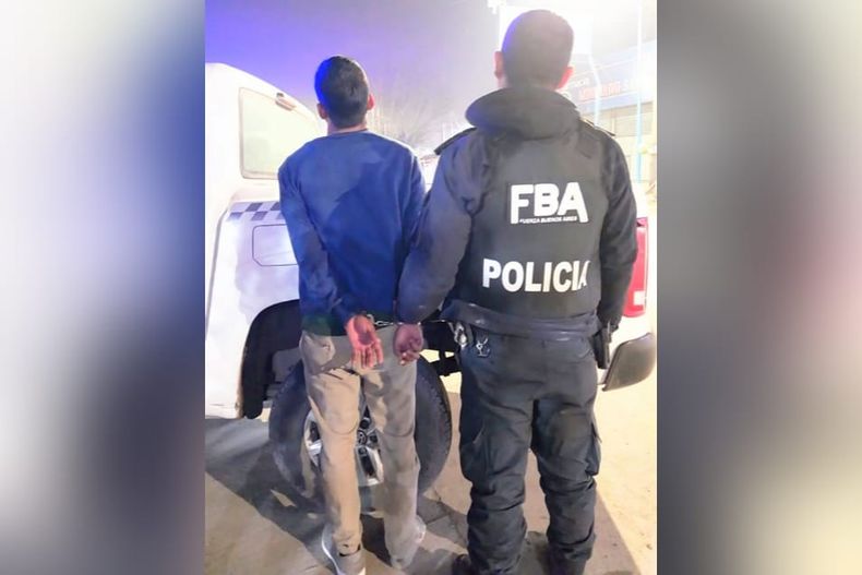 VIOLENTO. El detenido tiene 21 años.