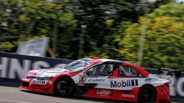 El Toyota de Rossi se mostró competitivo..