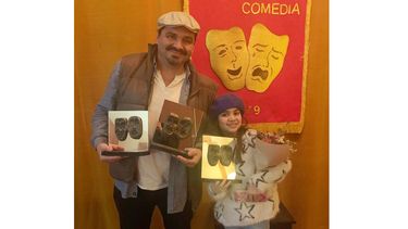 Fernando y Venecia Felker, padre e hija fueron premiados.
