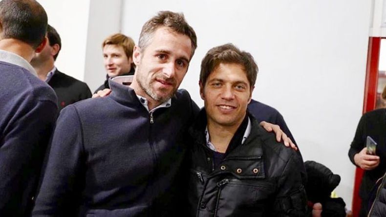 ABRAZO. Achával se mostró en sintonía con Kicillof..