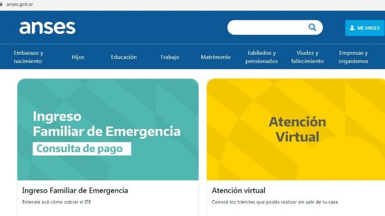 Se accede a través del sitio anses.gob.ar.