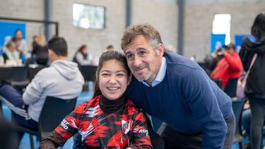 INCLUSIÓN. Federico Achával acompañó el operativo, en Villa Rosa.
