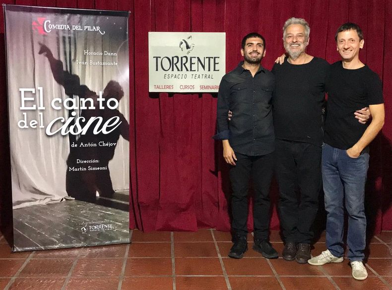 BUSTAMANTE-DANN-SIMEONI. El trío encargado de El canto del cisne.