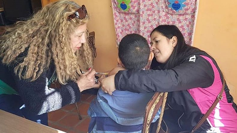 VACUNAS. La campaña busca universalizar la vacuna triple viral..