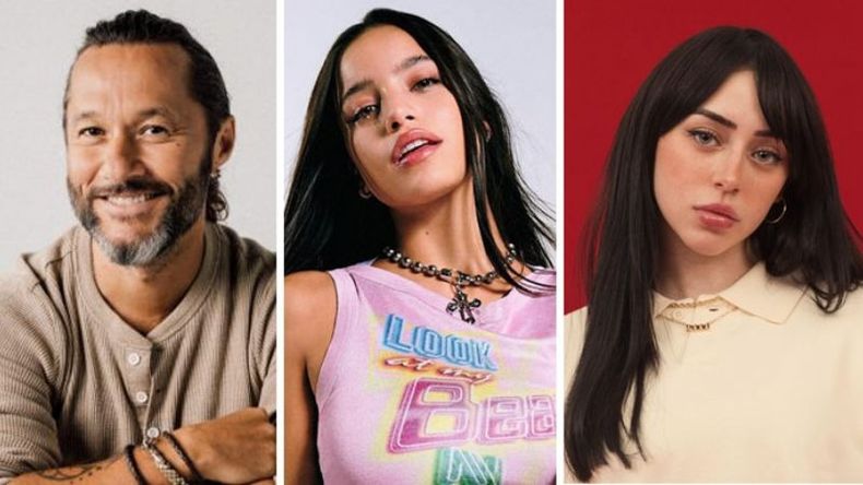 PROGRAMA. Diego Torres cerrará el viernes; Emilia Mernes el sábado y Nicki Nicole el domingo. .