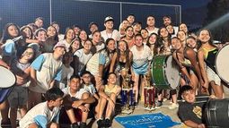 CAMPEONES. Los integrantes de Infanto-Juvenil ganaron su categoría y la general.