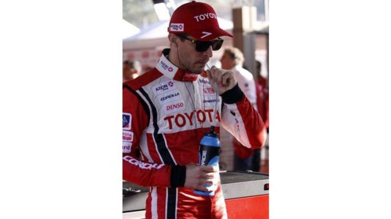 CORAZÓN ROJO. Rossi lleva 6 temporadas como piloto Toyota..