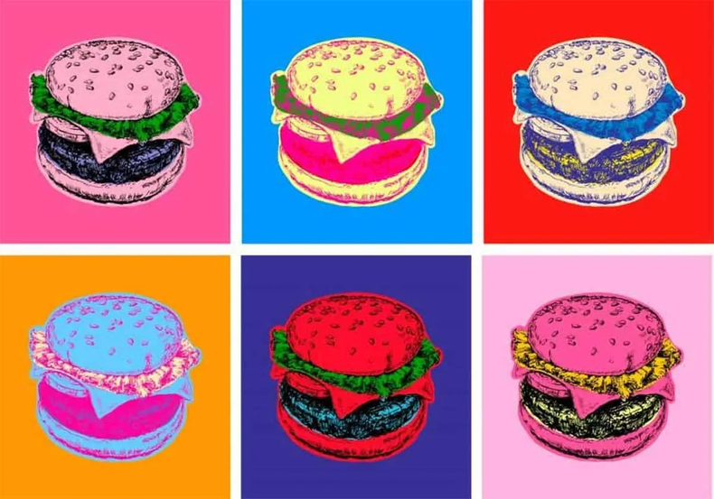 El impacto de la hamburguesa de Andy Warhol  Foto. Diariouno.com.ar..webp