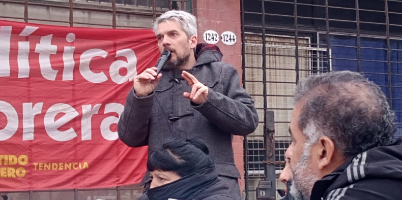 LUCHA. Pablo Busch es trabajador y referente de los obreros de Unilever, en Pilar. &nbsp;