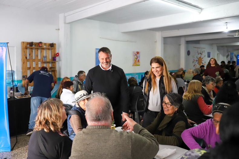 RECORRIDAS. Santiago Laurent y Soledad Peralta, con una agenda cargada.