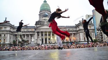 DANZA FRENTE AL CONGRESO. La ley fue presentada en 2012. Desde entonces espera por su aprobación.&nbsp;